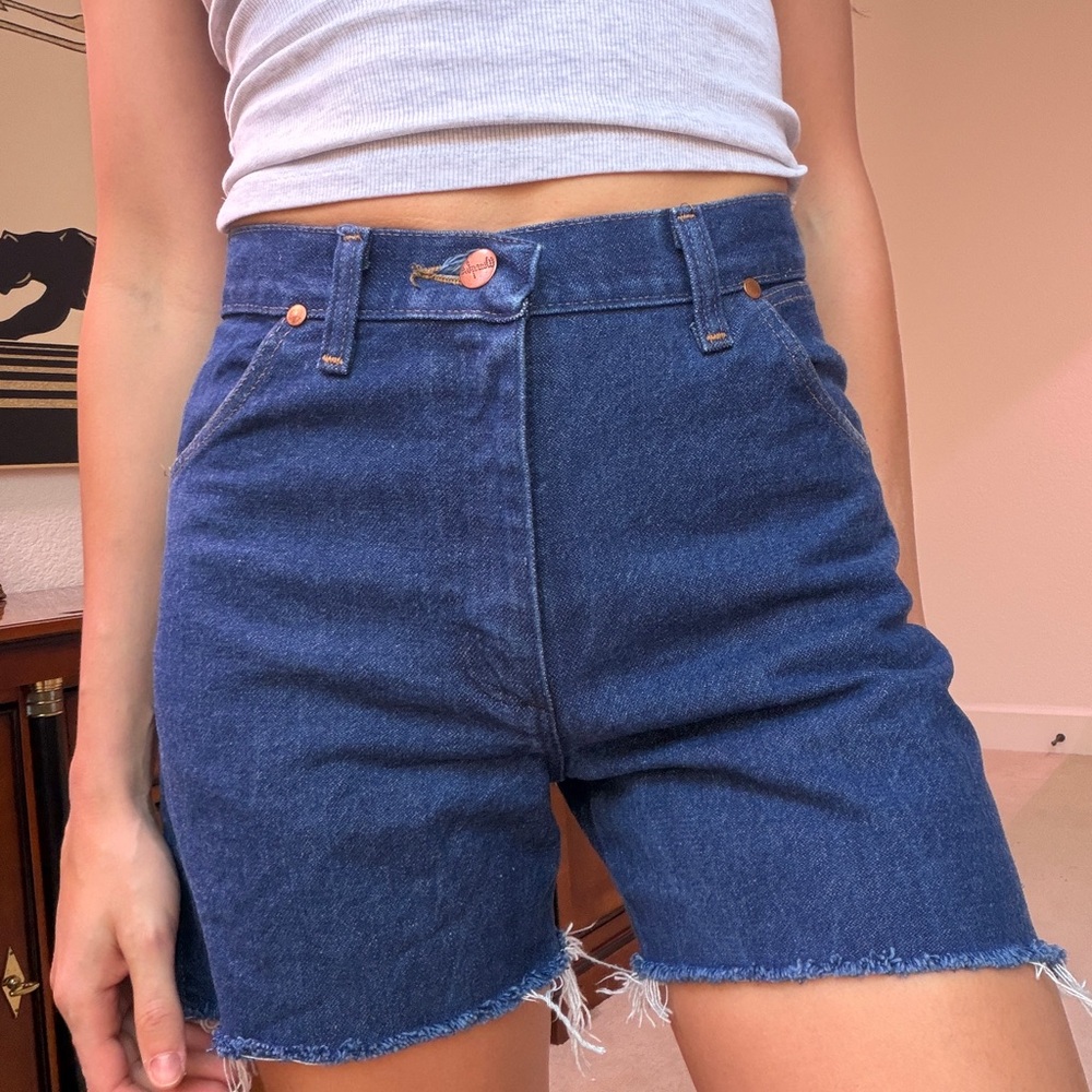 Wrangler Classic Blue Denim Shorts